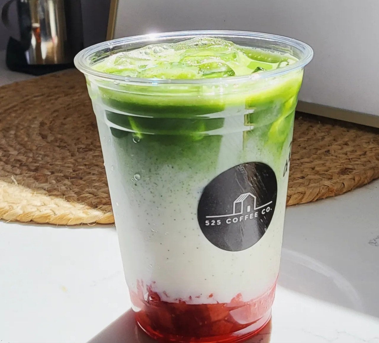Strawberry Matcha Tea Latte (ICED only) | 525 COFFEE CO.